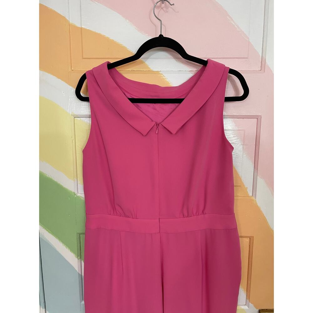 ✨NWT Boden Clarissa Wide Leg Sleeveless Pink Jumpsuit Sz 12P - Picture 9 of 11